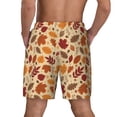 thumbnail image 4 of Uemuo Autumn Leaves 2 Pattern Mens Swim Trunks Quick Dry Board Shorts with Mesh Lining, Stretch Beach Shorts Quick Dry No-Chafing Board Shorts-XX-Large, 4 of 9