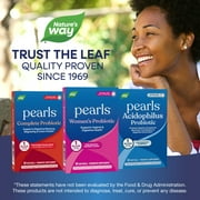 كبسولات البروبيوتيك النسائية من Nature's Way Pearls، تدعم صحة المهبل والجهاز الهضمي*، 30 كبسولة