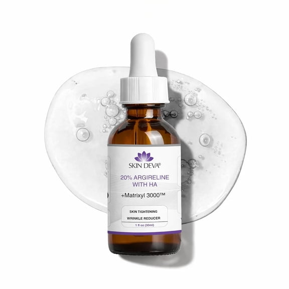 Skin Deva 20% Argireline Matrixyl Serum with Hyaluronic Acid, Anti-Aging, Wrinkle Reducer, Stimulates Collagen