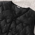 thumbnail image 6 of felwors Toddler Puffer Vest Boys Girls Vest Warm Winter Jacket Lightweight Sleeveless Buttons Coat (18-24 Months,Black), 6 of 6