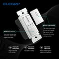 ELEGRP In Wall PIR Motion Sensor Light Switch, Occupancy Sensor Switch