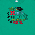 thumbnail image 4 of Inktastic My Mommy Did It and She Did It for Me with Graduation Cap Boys Baby T-Shirt, 4 of 5