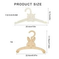 thumbnail image 3 of Pack of 10 Sturdy Baby Hangers Without Slip Toddler Clothes Organizers Home Accessory for Nursery Wardrobes, 3 of 6