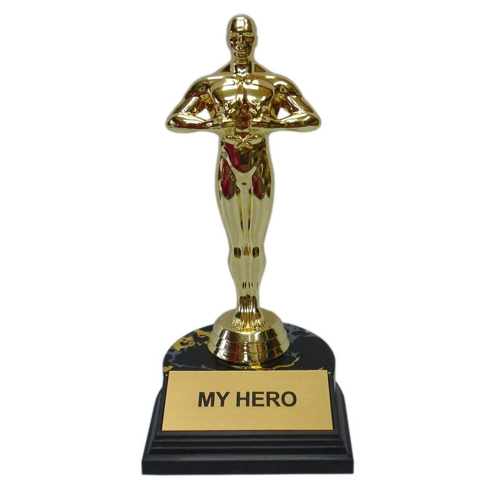 My Hero Trophy Award7"H x 3.25"L x 3.25"W