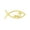 Gold, variant on 3D Car Fish Decal Sticker Automotive Fish Badge Christian Fish Emblems Sticker for Car Window Bumper