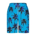 thumbnail image 5 of DIOAZUD Men's Quick Dry Swim Trunks Hawaiian Beach Shorts with Pockets UPF 50+ Summer Swimwear with Drawstring, 5 of 6