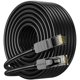 thumbnail image 1 of Cable Ethernet JARNHNG Cat 6, 15 m, interior/exterior, 10 Gbps, negro, 1 of 7