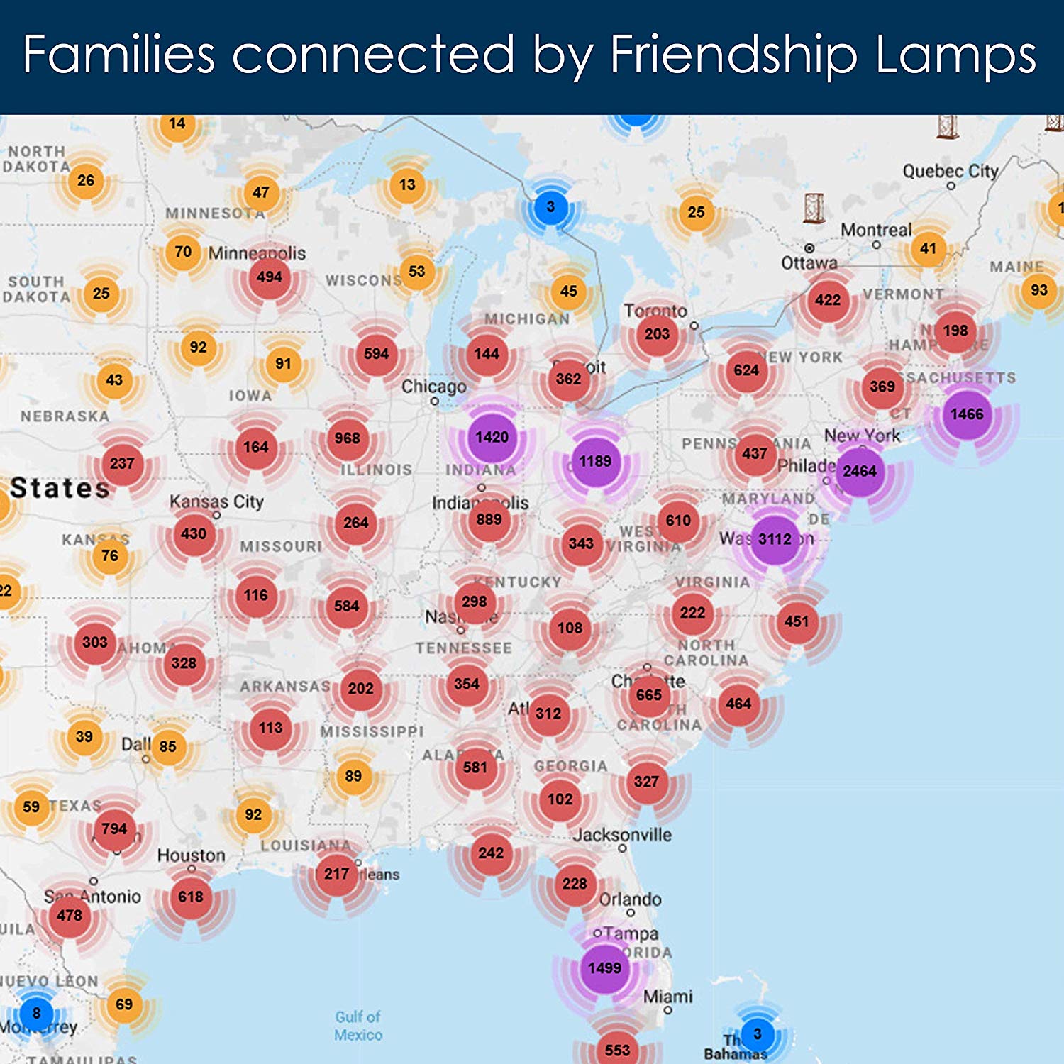 Single Friendship Lamp by Filimin -- Modern Design - image 4 of 12
