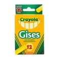 thumbnail image 1 of Caja 12 Gises Amarrillos Crayola Antipolvo Escolar Pizarron, 1 of 4