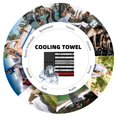 thumbnail image 7 of Red Line Flag Cooling Towel 39.4"X11.8" Ice Sweat Towel Face Cooling Neck Cooler Wraps For Sports, 7 of 7