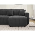 thumbnail image 5 of Modern Plush Lamb Wool Right Facing Sectional Sofa 220cm with Chaise, 5 of 14