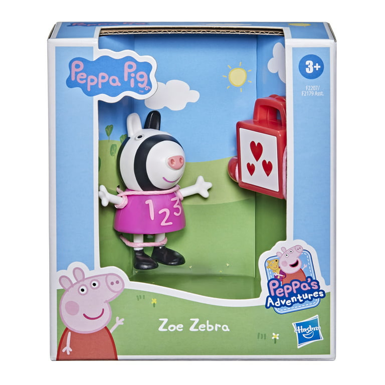Peppa Pig Zoe Zebra Figure : Personagem encantadora para crianças 