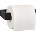 Black 304 stainless steel toilet paper holder suitable for bathroom and