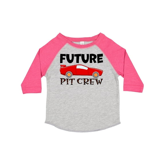 Inktastic Future Pit Crew Red Race Car Boys or Girls Toddler T-Shirt