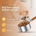thumbnail image 3 of Threns 4Pcs Dog Food Scoop Measuring Cup Stainless Steel Dog Food Scoop Safe Pet Food Measuring Cup with Measurement for Dog Cat Pet, 3 of 8