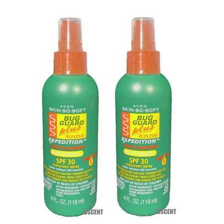 2PCK Bug Guard plus IR3535 Repellent SPF30 Sunscreen Water Resistant Vitamin