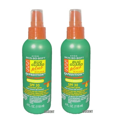 - 2PCK Bug Guard plus IR3535 Repellent SPF30 Sunscreen Water Resistant Vitamin E