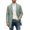 Mint Green, variant on Yertdoel Pea Coats for Men Solid Lapel Wool Blend Trench Coat Button Front Mid Length Fashion Warm Outerwear with Pockets, M-3XL