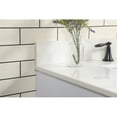 thumbnail image 4 of Elegant Decor Eugene 36" MDF Single Bathroom Vanity with Backsplash in White, 4 of 8
