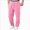 MEN PANTS-A35-Pink, variant on Men's Casual Drawstring Elastic Waist Flap Pocket Street Jogger Cargo Pants Sweatpants Joggers Fall Winter Pants ,S-Pink