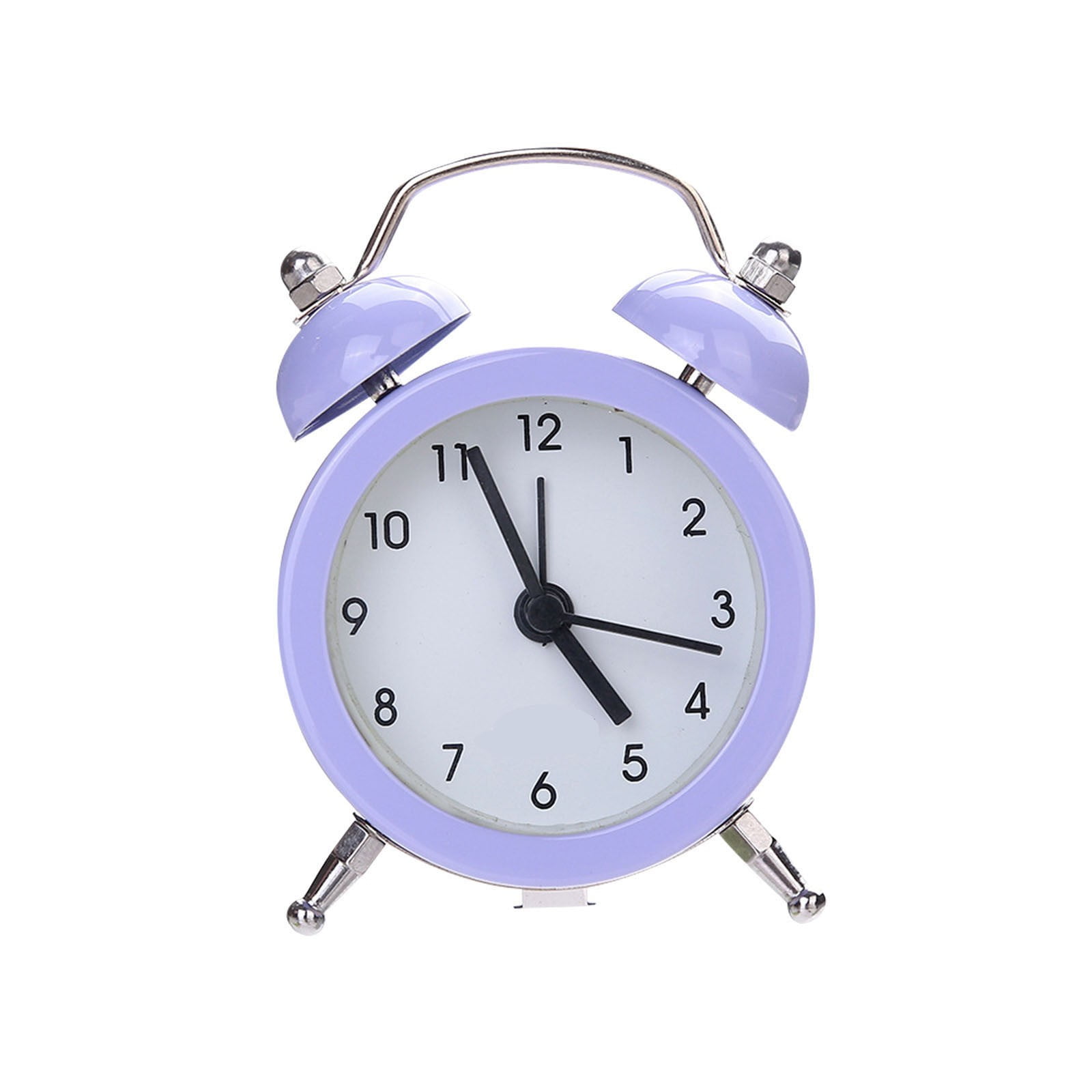 LINMOUA Horseshoe Mechanical Alarm Clock Manual Wind Up Vintage Metal Clock Cute photo LINMOUA Horseshoe Mechanical Alarm Clock Manual Wind Up Vintage Metal Clock Cute image