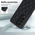 thumbnail image 5 of Nalacover Wallet Case for Samsung Galaxy Z Fold3, RFID Blocking Card Slots Holder PU Leather Fashion Back Flip Cover with Kickstand Magnetic Buttons Shockproof Case for Samsung Galaxy Z Fold3,Black, 5 of 9