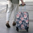 thumbnail image 3 of Pioneer Flower Floral Print Pattern Luggage Cover Fashion Suitcase Cover Baggage Covers Fit 25-28 Inch Luggage (Go Travel), 3 of 5