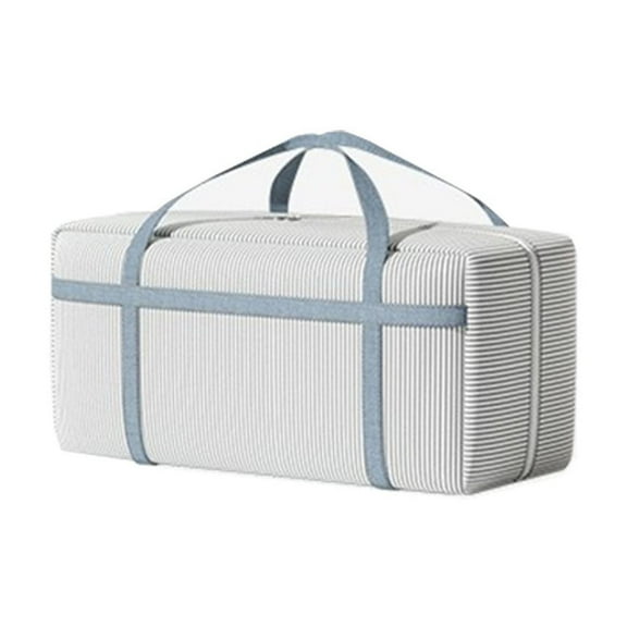 Oggfader Extra Large Heavy Duty Storage Bags - Collapsible with Reinforced Handles, Double Zipper - for Clothes, Bedding, Toys, Christmas Decorations, College Dorm Moving