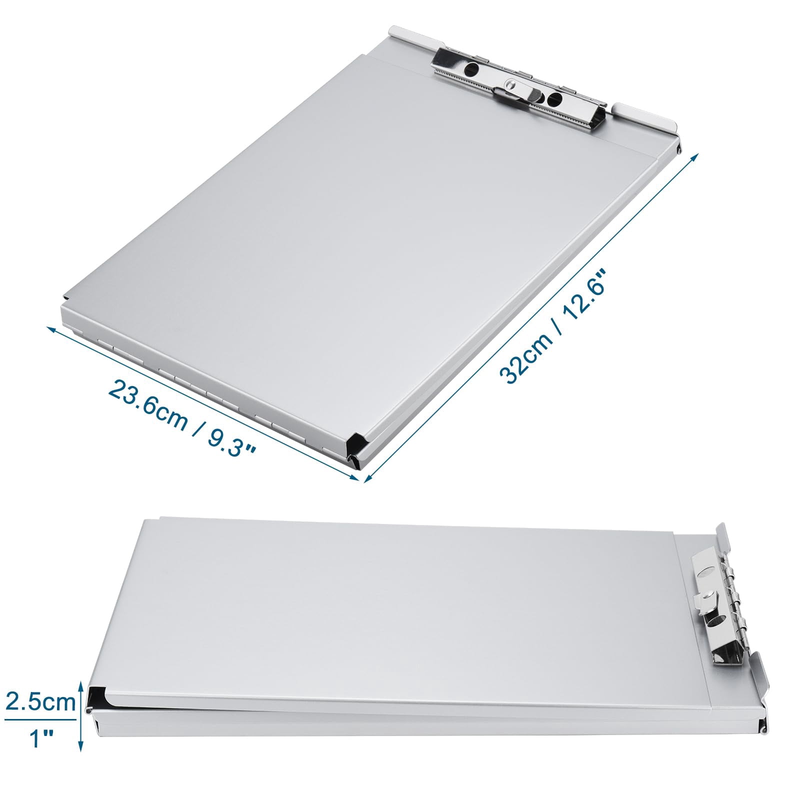 Recycled Aluminum Storage Clipboard  Box Form Holder Suitable For School Office Jobsite Or Staff