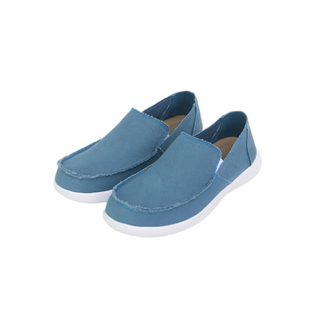 

Men s Casual Canvas Walking Shoes Slip On Loafers Lightweight Sneakers