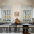 thumbnail image 4 of Kitchen Curtains 36 Inch Short - 3 Panel Set, Rod Pocket Window Curtain, Boho Floral Tribal Style, 100% Polyester for Farmhouse, Kitchen, Cafe, Bedroom, Easy Wash, 4 of 6
