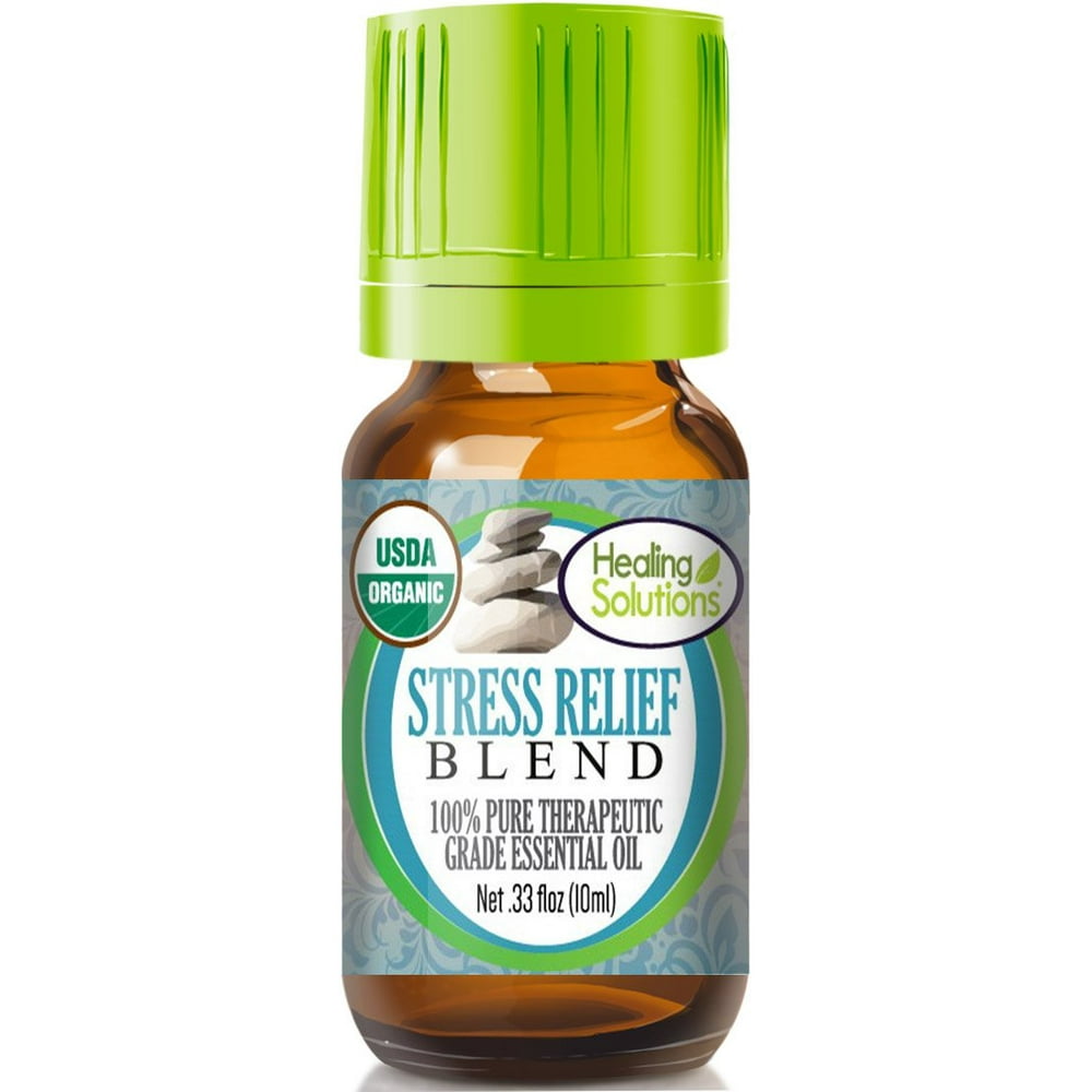 Organic Stress Relief Blend Essential Oil (100 Pure USDA Certified