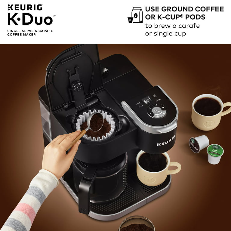 Keurig K-Duo Plus Single Serve and Carafe Coffee Maker in Black