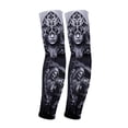 thumbnail image 2 of Mangas de ciclismo estampadas con tatuajes en 3D para exteriores calentador Ehuebsd de brazos protección UV para bicicleta de montaña, 2 of 8