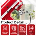 thumbnail image 2 of 3 Pieces Baking Mixers Accessories for KitchenAid, Compatible with KitchenAid 4.5-5QT Tilt-Head Stand Mixers, K45WW & K45DH & K45B Replacement, All Stainless Steel, Dishwasher Safe, 2 of 9