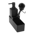 thumbnail image 4 of Dispensador de Jabón con Esponja Y Portaescobillas, Set 1, Dispensador de Jabón, Portapaños de Cocina, Cepillo de Limpieza, Esponja, 4 of 9