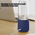 thumbnail image 5 of Juicer X1,Juicer Blue A,Portable Rechargeable Mini Juicer Handheld Mini Personals Electric Juicer for Fruit and Vegetables Usb Rechargeable Mini Juicing Cup for Outdoor Sports Travel (Blue), 5 of 9