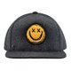 thumbnail image 2 of Gorra Plana Gris Unitalla Gris Blusa Negra Manga Corta Chica Carita Feliz, 2 of 5