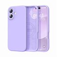 thumbnail image 1 of Chenchen Magnetic for iPhone 17 Case, Compatible with Magsafe (Premium Liquid Silicone) (Integrated Camera Control Button) Full Body Protective Anti-Scratch Microfiber Lining 6.3", Light Purple, 1 of 1