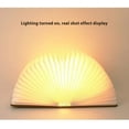 thumbnail image 5 of College Student Gifts - Wooden Book Lamp - Portable Folding LED Book Light for Reading, Home & Library Decor, Unique Gift for Book Lovers（Wooden Hu Black Middle Edition）, 5 of 5