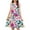 Style4-Multicolor girls dresses, variant on Girls Dresses Size 6 Summer Elegant Sleeveless Kids' Satin Dress Crewneck Dresses Flower Girl Dresses Size 10-12 White Casual Loose Flowy Tiered Dresses with Pockets 5 Years