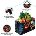 thumbnail image 3 of Santa Claus Collapsible Oxford Cloth Laundry Bag Grocery Bags Shopping Bag with Reusable Foldable Large Capacity, 3 of 7