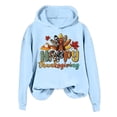 thumbnail image 1 of WEAIXIMIUNG Chandails Personnalisés pour Femmes Image Action de Grâce Sweat à Capuche Imprimé Dinde pour Femmes pour Tenue Décontractée, 1 of 3