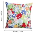 thumbnail image 3 of Outdoor Waterproof Pillow Covers 18X18 Set of 2 Floral Throw Pillow Covers Waterproof Patio Cushion Covers for Outdoor Furniture, 3 of 6