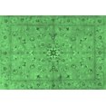 thumbnail image 1 of Ahgly Company Indoor Rectangle Persian Emerald Green Traditional Area Rugs, 6' x 9', 1 of 4