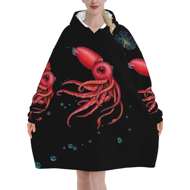 Costa Rica Flag Blanket Hoodie Oversized Wearable Hooded Blanket Warm Throw Blanket Sweatshirt For Women Men Teens