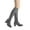 LIGHT/GREY, variant on DREAM PAIRS Women's Knee High Stretchy Fashion Boots Comfortable Slip-On Dress Boots