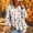 A17White, variant on Xdegoge Womens Fall Pumpkin Print Hooded Sweatshirts Long Sleeve Babydoll Peplum Pullover Ruffle Hem Graphic Tops Casual Thanksgiving Clothes