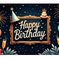 thumbnail image 4 of Decorative Design Happy Birthday Banner Balloon Decoration Party Decoration for Birthday Party Celebration Indoor Decoration, 4 of 8