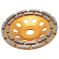thumbnail image 2 of 150Mm 7 Inch Diamond 2 Row Segment Grinding Wheel Sanding Disc Sander Grinder Cup Abrasive Tools 22Mm Hole for Concrete Granite, 2 of 7